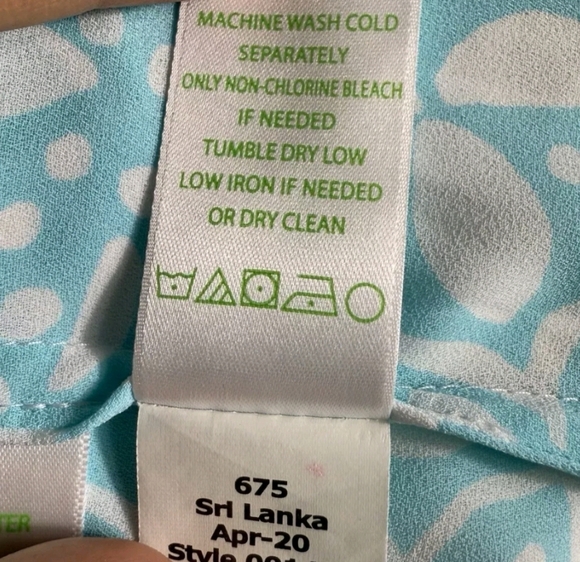 Lilly Pulitzer Marilina Tunic Neon Multicolor Flowy Drawstring Top Size XXS - Picture 9 of 9